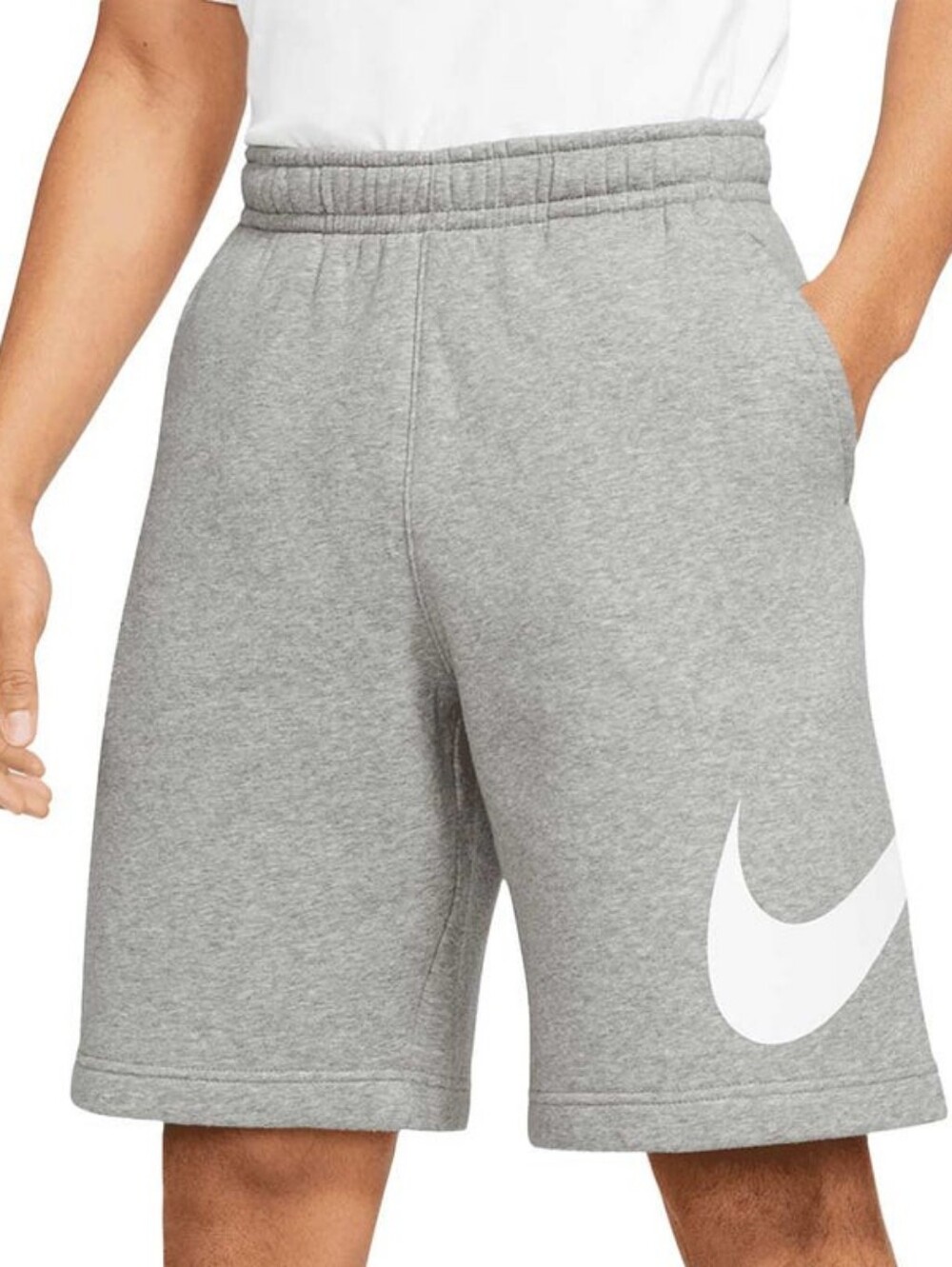 NIKE Men's NSW Club Shorts Grey Athleisure Large
